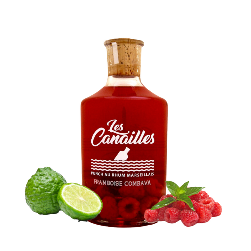 Rhum arrangé Framboise Combava 70Cl 32° - Les Canailles