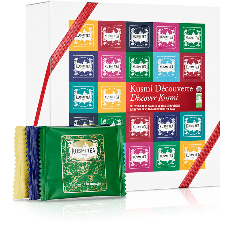 Coffret Kusmi Découverte Bio Assortiment Thés et infusions en sachets - Kusmi Tea