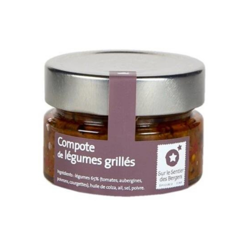 Compote de légumes grillés 90g - Sur le Sentier des Bergers