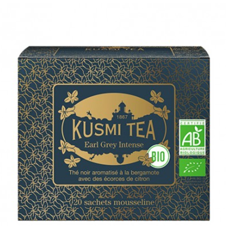 Earl Grey Intense Bio Boite de 20 sachets - Kusmi Tea