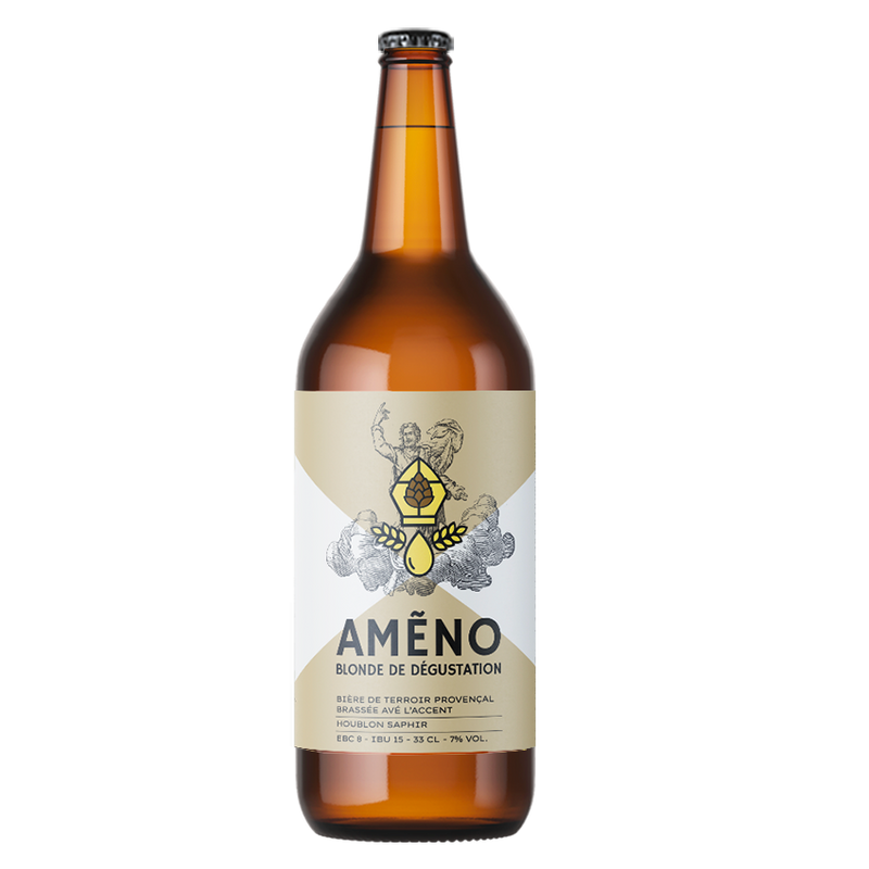 BIERE ARTISANALE BLONDE DE DEGUSTATION 75cl - Ameno