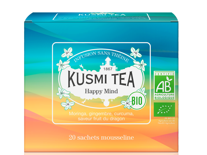 Happy Mind Bio Boite de 20 sachets - Kusmi Tea