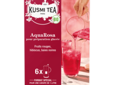 Aquarosa Bio Boite de 6 sachets Grand Modèle pour Préparations Glacées- Kusmi Tea