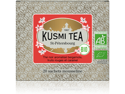 St-Pétersbourg Bio Boite de 20 sachets - Kusmi Tea