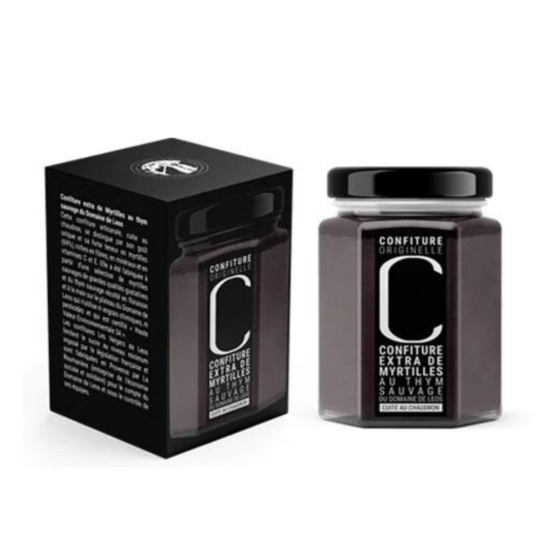 Confiture C Myrtille et Thym sauvage 328g - Domaine de Leos