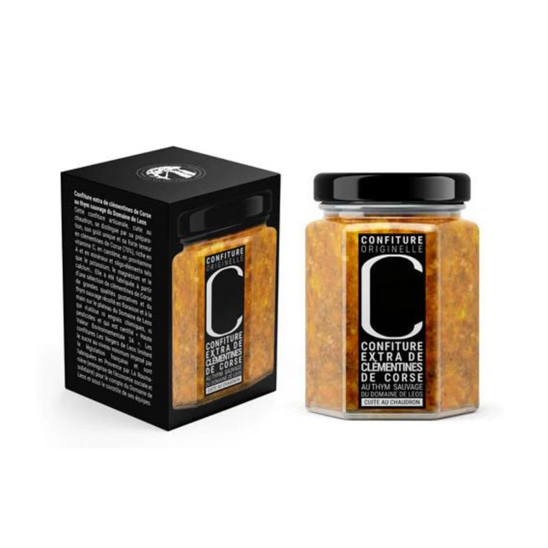 Confiture C Clémentines Corse et Thym sauvage 333G - Domaine de Léos