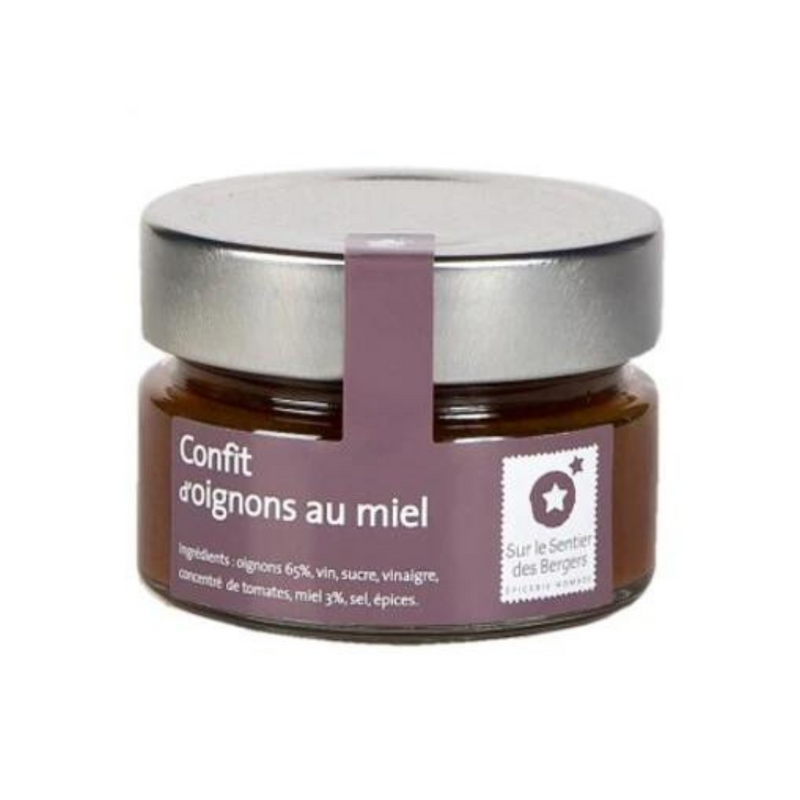 Confit d'oignons au miel 90g - Sur le Sentier des Bergers