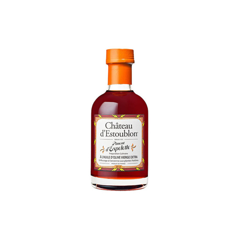 Huile d'olive vierge extra Piment d'Espelette 200ml - Château d'Estoublon